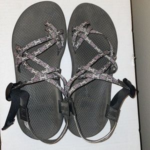 [Chaco] Women Z/X2 Outdoor Hiking Loop Toe Sandals Grey/Pink